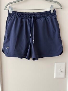 Fabletics Navy Athletic Drawstring Shorts